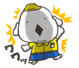 Labrador retriever puppy sticker #12540172