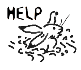 Handwritten Choju-Giga sticker #12540298