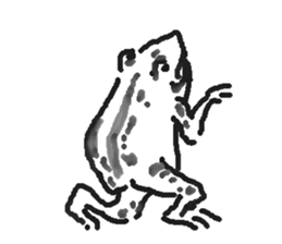 Handwritten Choju-Giga sticker #12540302