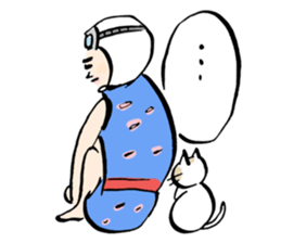 amasan and cat sticker #12540571