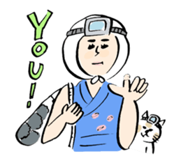 amasan and cat sticker #12540572