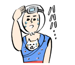 amasan and cat sticker #12540582