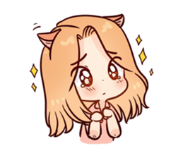 MaoMeow Lovely Cat sticker #12540596