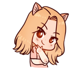 MaoMeow Lovely Cat sticker #12540597