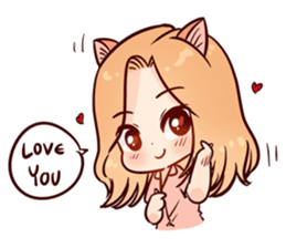 MaoMeow Lovely Cat sticker #12540610