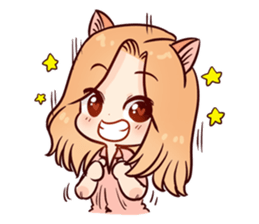 MaoMeow Lovely Cat sticker #12540618