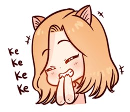 MaoMeow Lovely Cat sticker #12540628