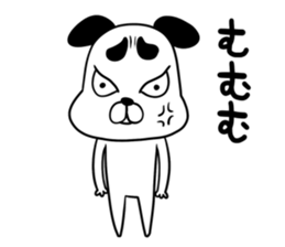 Dogs such as Noh mask sticker #12540765