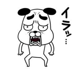 Dogs such as Noh mask sticker #12540766