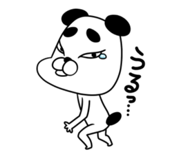 Dogs such as Noh mask sticker #12540767