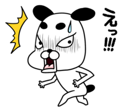 Dogs such as Noh mask sticker #12540770