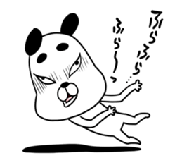 Dogs such as Noh mask sticker #12540773