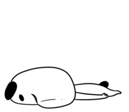 Dogs such as Noh mask sticker #12540774