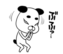 Dogs such as Noh mask sticker #12540776