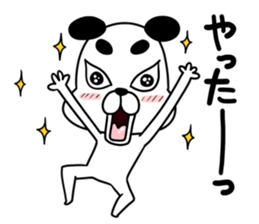 Dogs such as Noh mask sticker #12540779