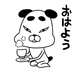 Dogs such as Noh mask sticker #12540780