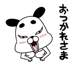 Dogs such as Noh mask sticker #12540784