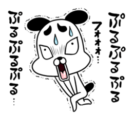 Dogs such as Noh mask sticker #12540787