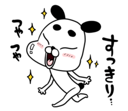 Dogs such as Noh mask sticker #12540788