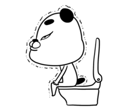 Dogs such as Noh mask sticker #12540789