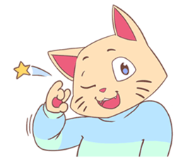 Happy Go Lucky Cat sticker #12541279