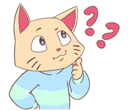 Happy Go Lucky Cat sticker #12541281