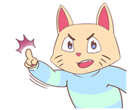 Happy Go Lucky Cat sticker #12541282