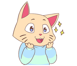 Happy Go Lucky Cat sticker #12541284