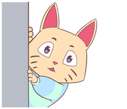 Happy Go Lucky Cat sticker #12541285