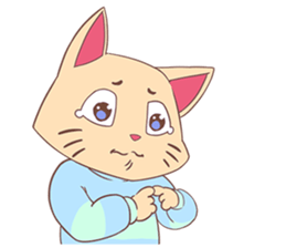 Happy Go Lucky Cat sticker #12541286