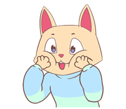 Happy Go Lucky Cat sticker #12541287