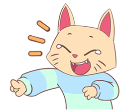 Happy Go Lucky Cat sticker #12541288