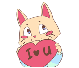 Happy Go Lucky Cat sticker #12541294