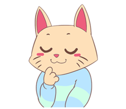 Happy Go Lucky Cat sticker #12541298