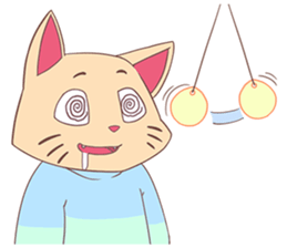 Happy Go Lucky Cat sticker #12541306