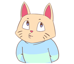 Happy Go Lucky Cat sticker #12541313