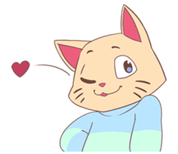 Happy Go Lucky Cat sticker #12541314