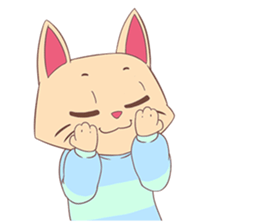 Happy Go Lucky Cat sticker #12541315