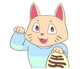 Happy Go Lucky Cat sticker #12541316