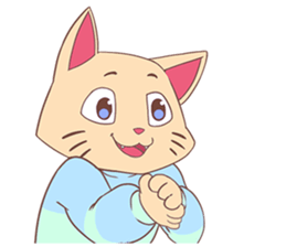 Happy Go Lucky Cat sticker #12541317