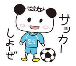 Soccer Panda Sticker sticker #12541398