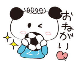 Soccer Panda Sticker sticker #12541430