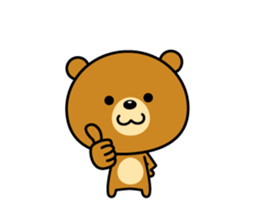 Animation version of Kansai bear sticker #12541847