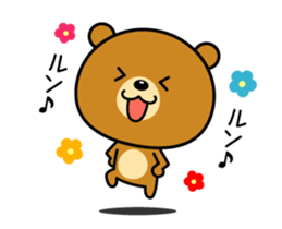 Animation version of Kansai bear sticker #12541855