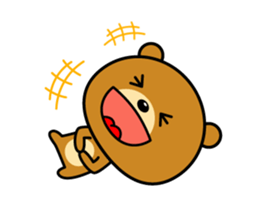 Animation version of Kansai bear sticker #12541862