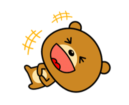 Animation version of Kansai bear sticker #12541862