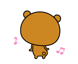 Animation version of Kansai bear sticker #12541866