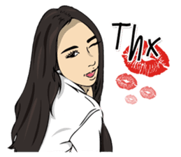 Hilariously fabulous ( Office girl ) sticker #12541994