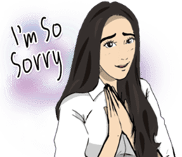 Hilariously fabulous ( Office girl ) sticker #12541995