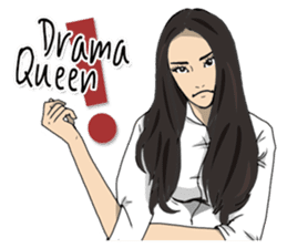 Hilariously fabulous ( Office girl ) sticker #12542001